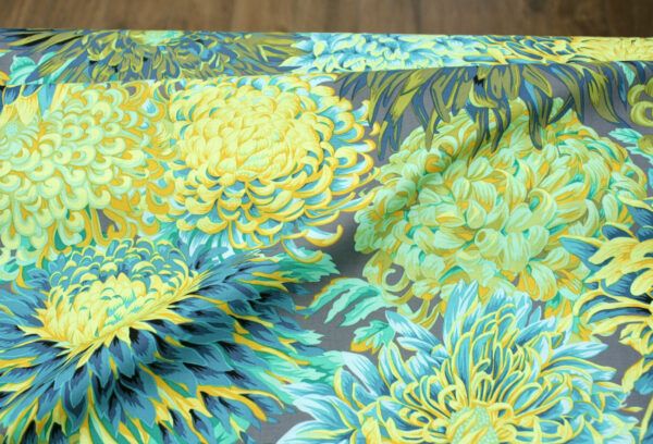Popeline // Kaffe Fassett // Japanese Chrysanthemum // Forest