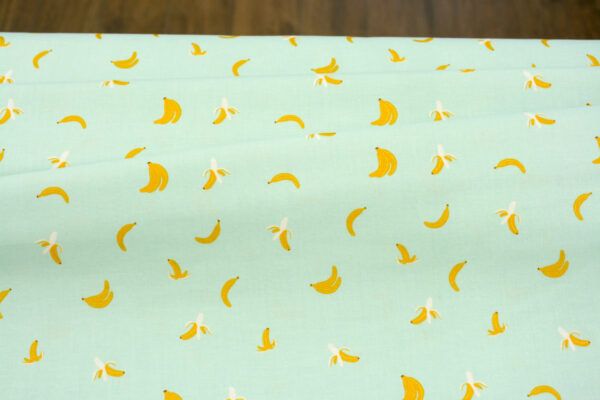 Popeline // Rifle Paper Co. // Bananas // Mint Metallic – Bild 3
