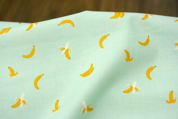 Popeline // Rifle Paper Co. // Bananas // Mint Metallic – Bild 2
