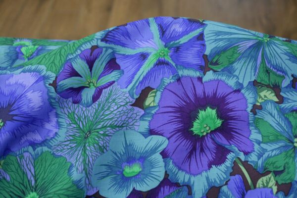 Popeline // Kaffe Fassett // Petunia // Blue – Bild 2