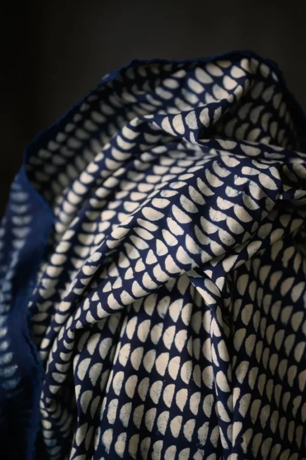 Bio Indian Cotton // Merchant & Mills // Indigo Semi Circle