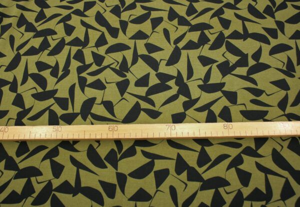 Viskose mit Stretch // Abstract // Green – Bild 5
