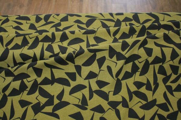 Viskose mit Stretch // Abstract // Green – Bild 4