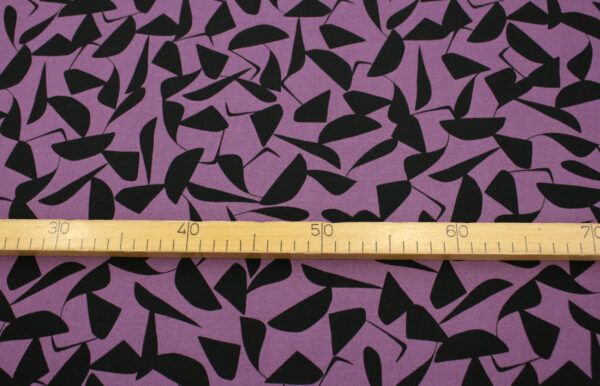 Viskose mit Stretch // Abstract // Lilac – Bild 2