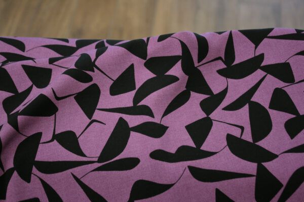 Viskose mit Stretch // Abstract // Lilac