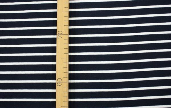 Sommersweat // Stripes // Dark Blue and Off White – Bild 4