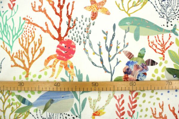 Dekostoff // Möbelstoff // Bubbles // Jungle – Bild 3
