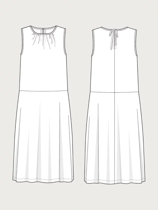 Schnittmuster // The Assembly Line // Drop-Waist Dress oder Top XS-L oder L-3XL – Bild 10