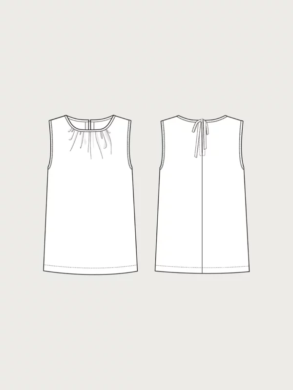 Schnittmuster // The Assembly Line // Drop-Waist Dress oder Top XS-L oder L-3XL – Bild 9