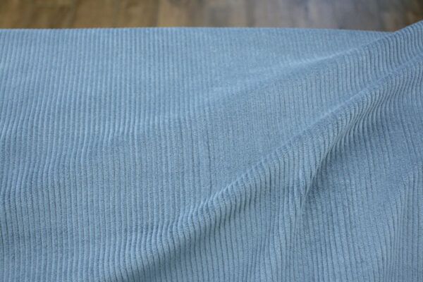 Cord mit Elastan // Stahlblau – Bild 2