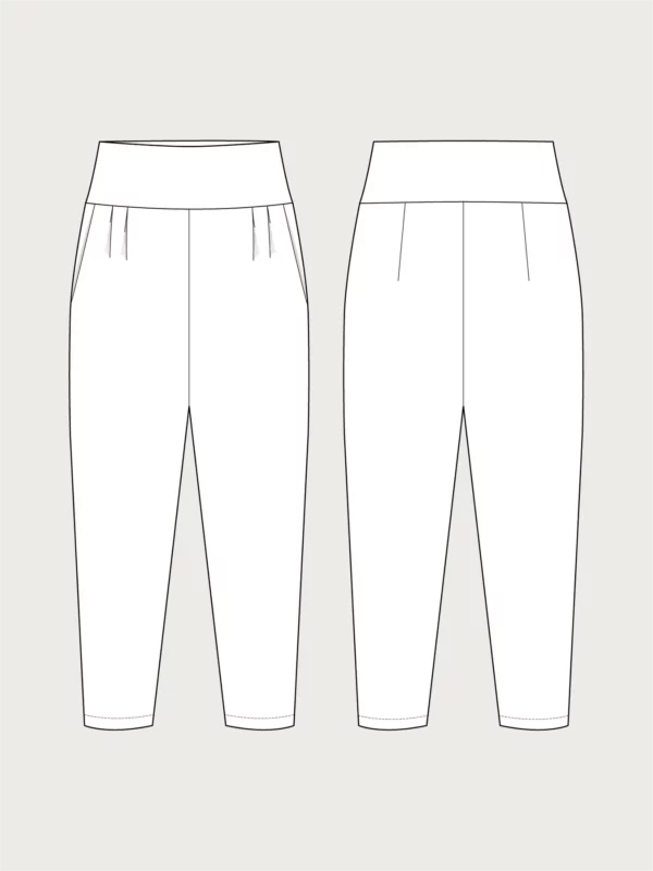 Schnittmuster // The Assembly Line // Pleated Trousers XS-L oder L-3XL – Bild 7