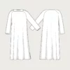 Schnittmuster // The Assembly Line // Square Neck Dress oder Top XS-L oder L-3XL – Bild 2