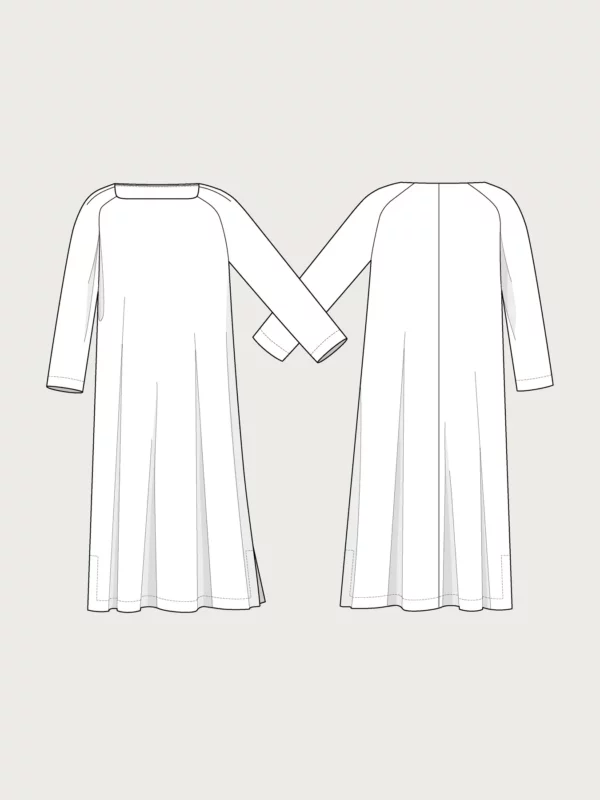 Schnittmuster // The Assembly Line // Square Neck Dress oder Top XS-L oder L-3XL – Bild 2