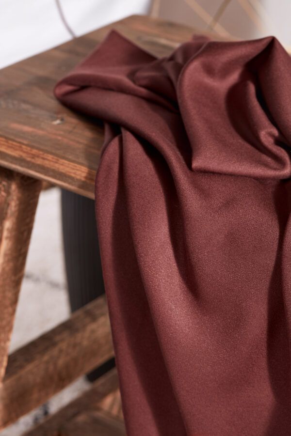 EcoVero™️ Viskosecrepe // Atelier Brunette // Rust – Bild 4