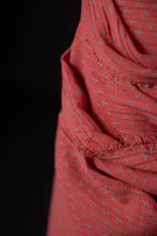 Indian Cotton // Merchant & Mills // Coral Pop Cross Stitch