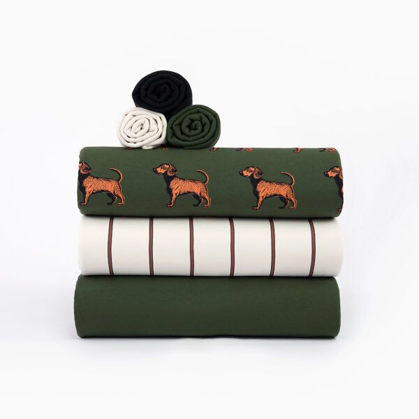 French Terry // SYAS // Doggies // Woods Green – Bild 6