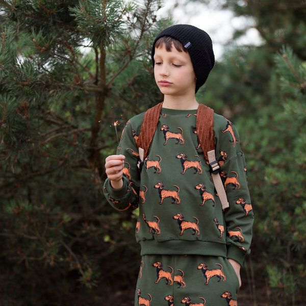 French Terry // SYAS // Doggies // Woods Green – Bild 4