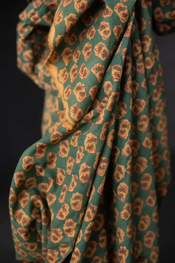 Indian Cotton // Merchant & Mills // Jardin Azure Blockprint – Bild 2