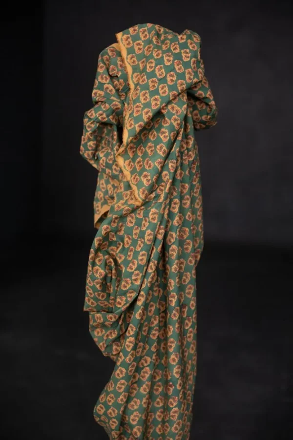 Indian Cotton // Merchant & Mills // Jardin Azure Blockprint – Bild 4