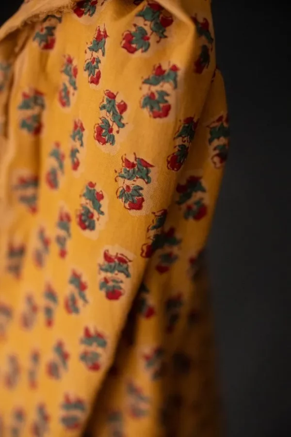 Indian Cotton // Merchant & Mills // Jardin Goldie Blockprint – Bild 2