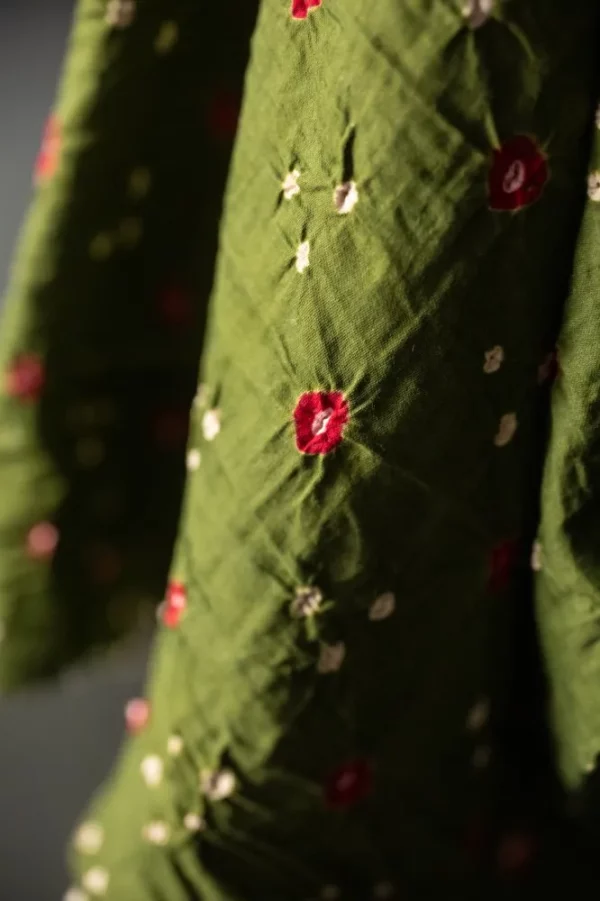 Indian Cotton // Merchant & Mills // Water Moss Bandhani – Bild 4