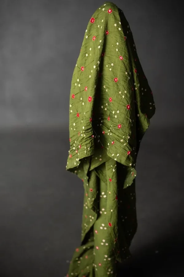 Indian Cotton // Merchant & Mills // Water Moss Bandhani – Bild 2