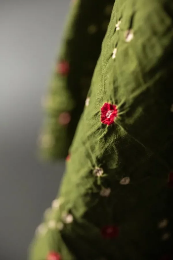 Indian Cotton // Merchant & Mills // Water Moss Bandhani – Bild 5