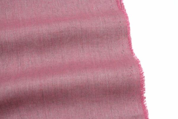 Leinen Chambray // Cross Dye // Rosa-Grau – Bild 3