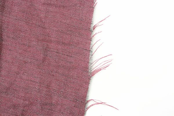 Leinen Chambray // Cross Dye // Rosa-Grau – Bild 2