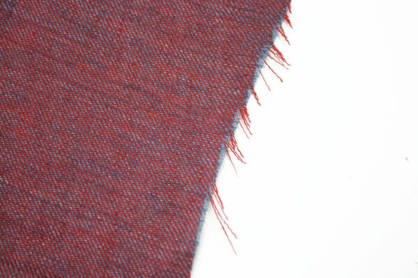 Leinen Chambray // Cross Dye // Rot-Blau – Bild 2