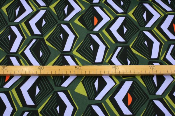 Popeline // Baumwollsatin // Geometric – Bild 3