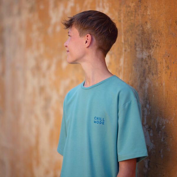 French Terry // SYAS // Dusty Turquoise – Bild 3