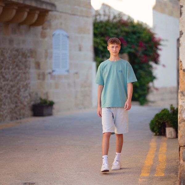 French Terry // SYAS // Dusty Turquoise – Bild 2