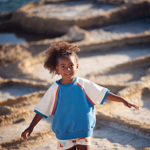 French Terry // SYAS // Pacific Coast Blue – Bild 3