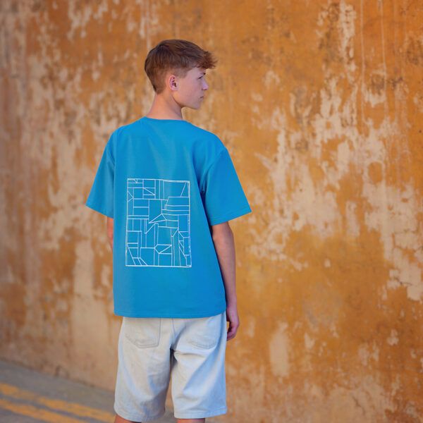 French Terry // SYAS // Pacific Coast Blue – Bild 2