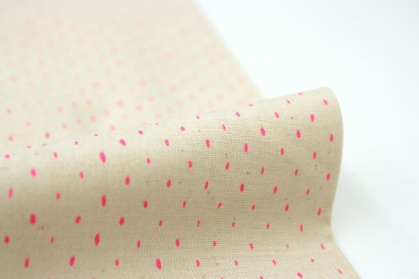 Popeline // Cotton and Steel // Stitch and Repeat // Pink Glow Unbleached Neon – Bild 2