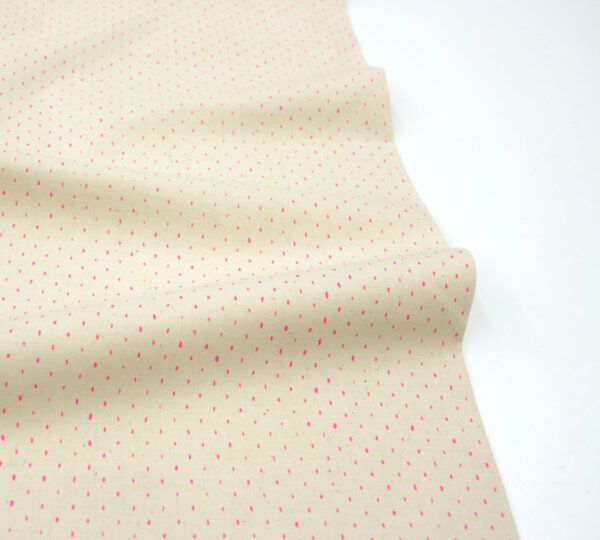 Popeline // Cotton and Steel // Stitch and Repeat // Pink Glow Unbleached Neon