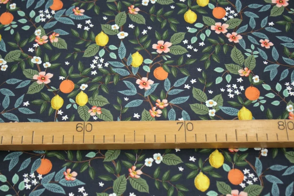 Popeline // Rifle Paper Co. // Citrus Grove // Navy – Bild 5