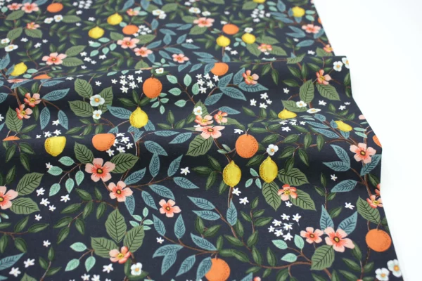 Popeline // Rifle Paper Co. // Citrus Grove // Navy – Bild 3