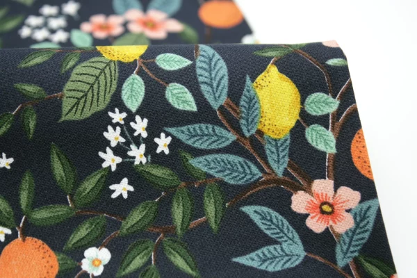 Popeline // Rifle Paper Co. // Citrus Grove // Navy – Bild 2