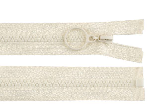 Reißverschluss teilbar // 5 mm // 40 cm // Beige Aloe