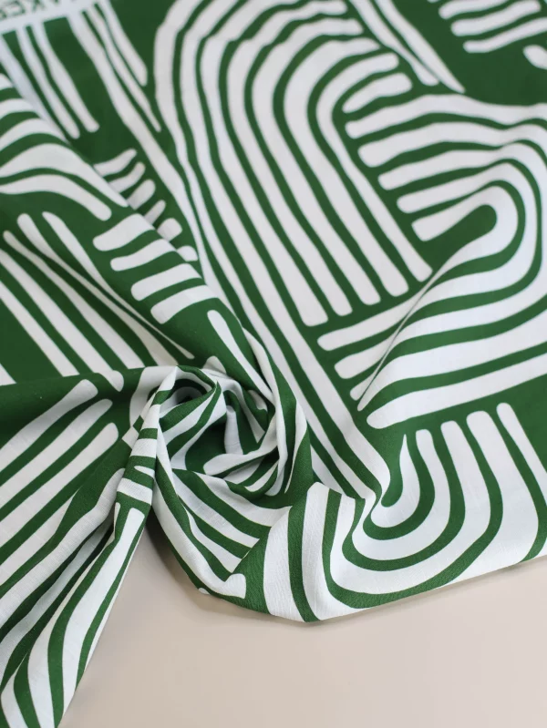 Baumwolle Leinenmix // Over The Rainbow // Verdant – Bild 3