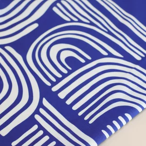 Baumwolle Leinenmix // Over The Rainbow // Cobalt Blue