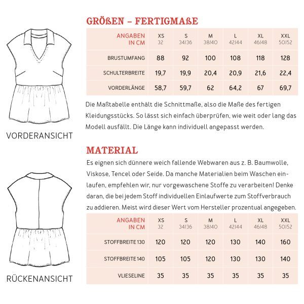 Schnittmuster // Studio Schnittreif // Frau Anett // Blusentop – Bild 8