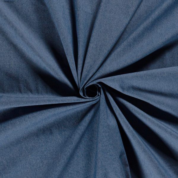 Denim mit Stretch // Indigo – Bild 2