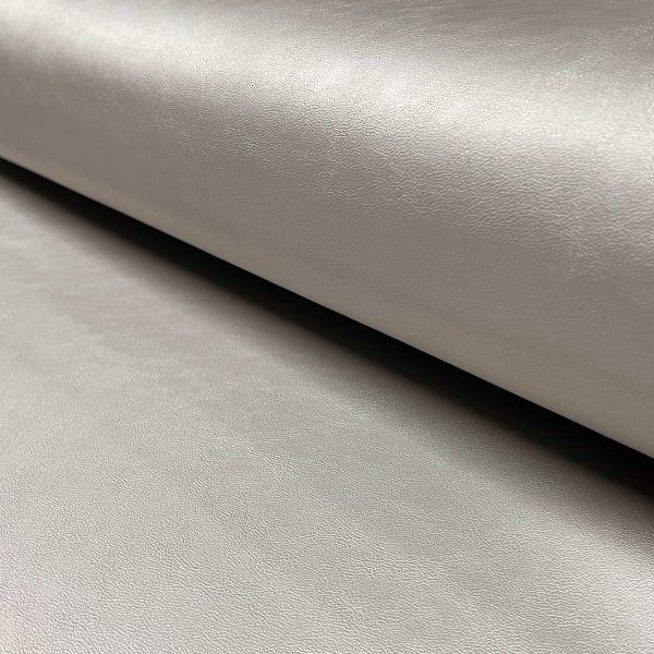 Lederimitat // Metallic // Silber