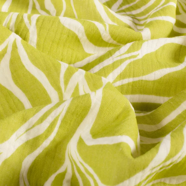 Musselin // Abstrakt Lime