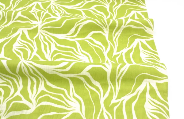 Musselin // Abstrakt // Lime – Bild 3