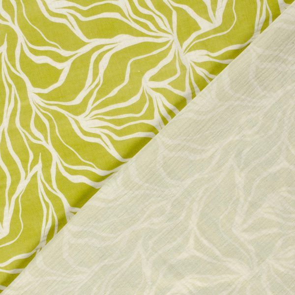 Musselin // Abstrakt Lime – Bild 3