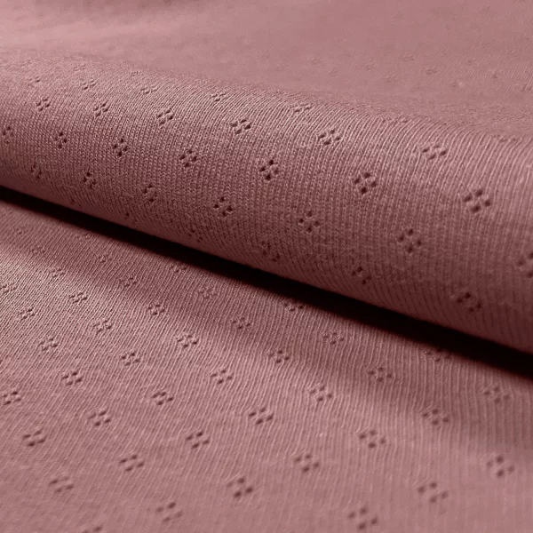 Baumwolljersey // Ajour // Mauve